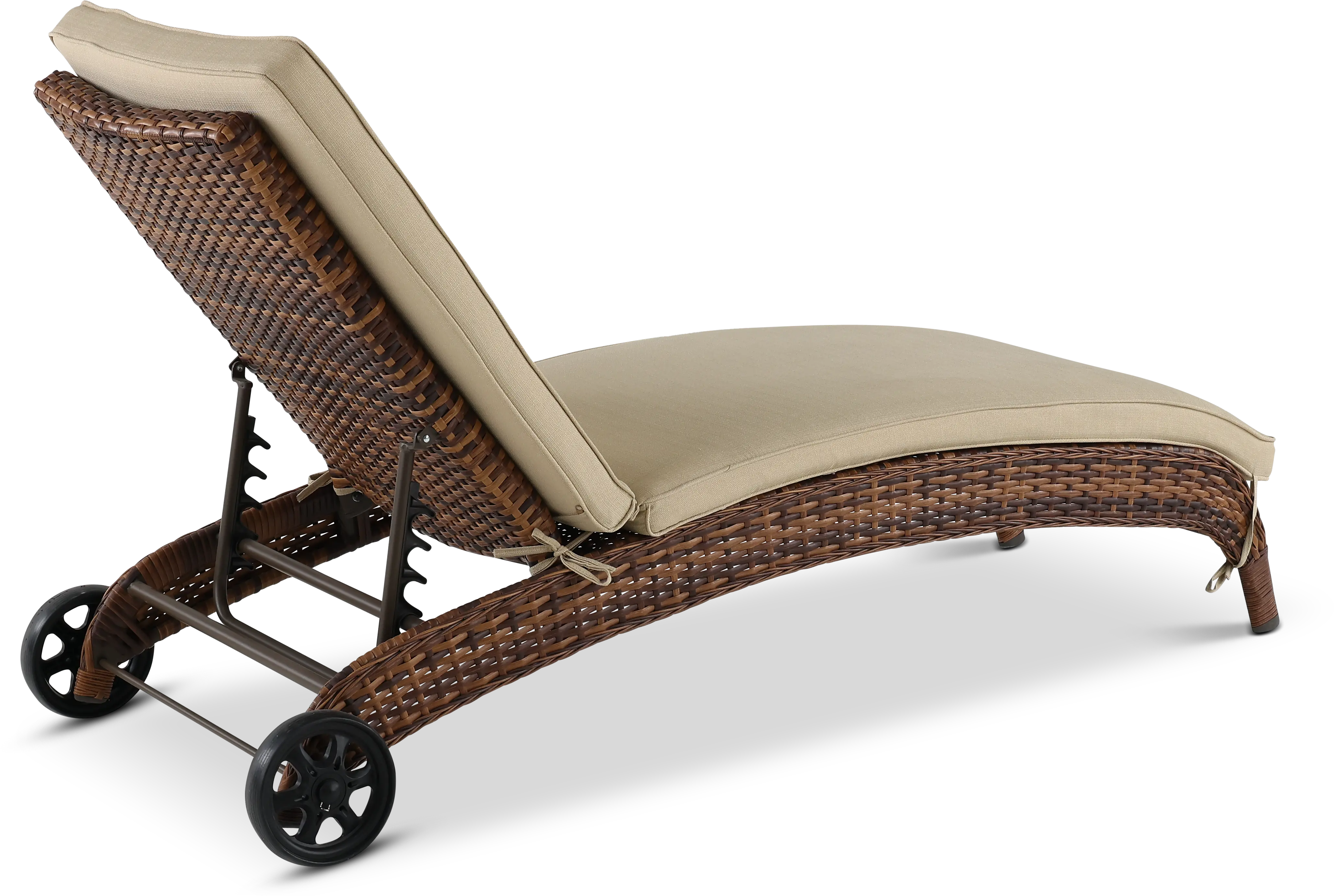 Appia Linen Patio Chaise Lounge Chair