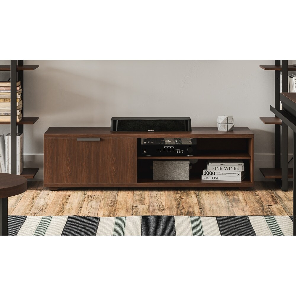 Homestyles Merge Brown Wood Entertainment Center   54' x 16' x 15'