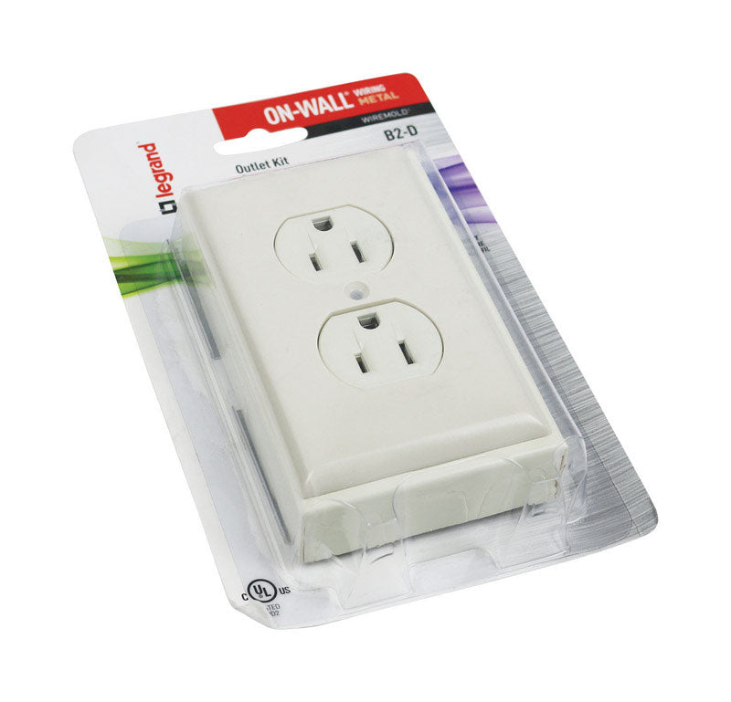 OUTLET BOX W/DPLXFCPLAT