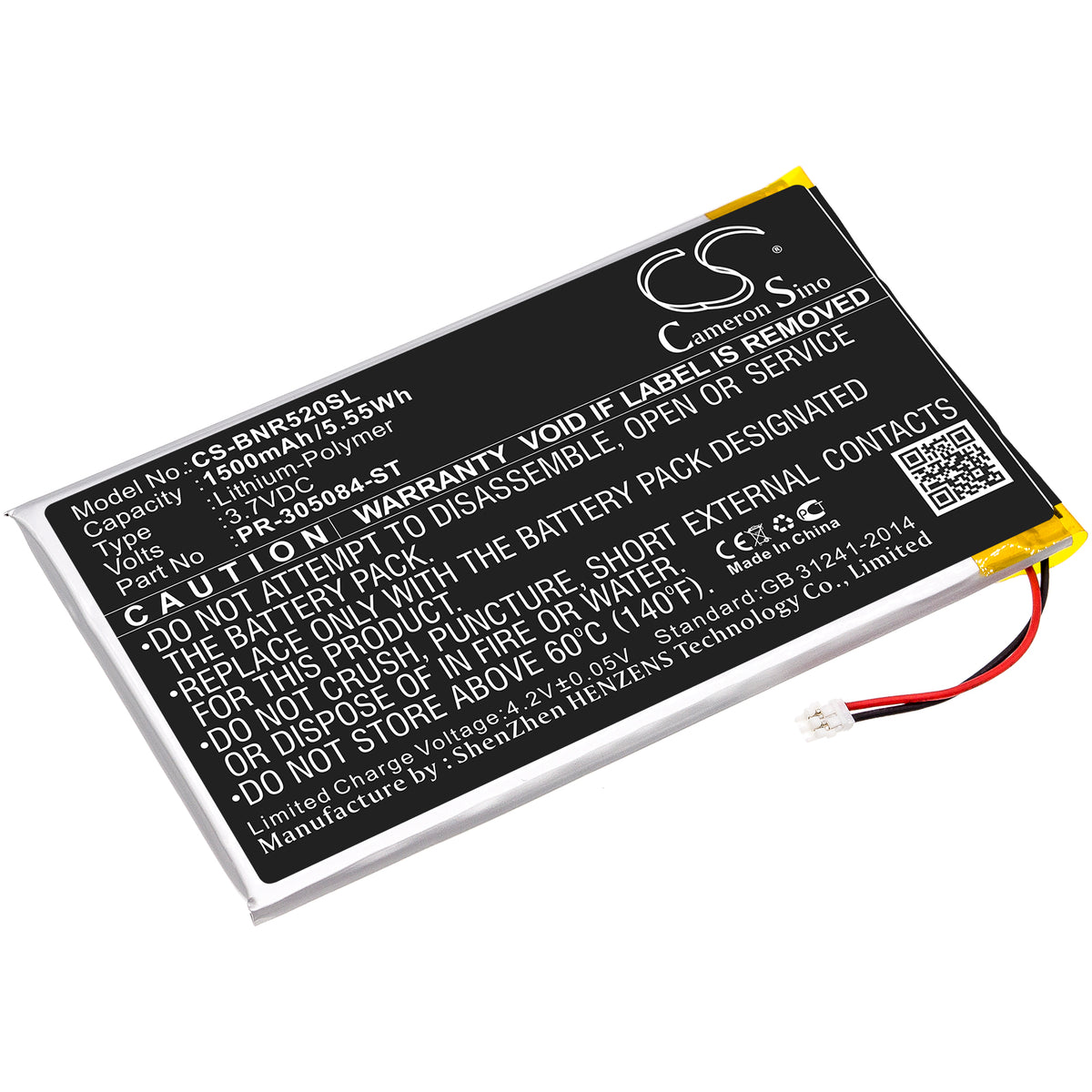 Barnes amp Noble BNRV520 GlowLight 3 GlowLight 6 inc Replacement Battery BatteryClerkcom eReader