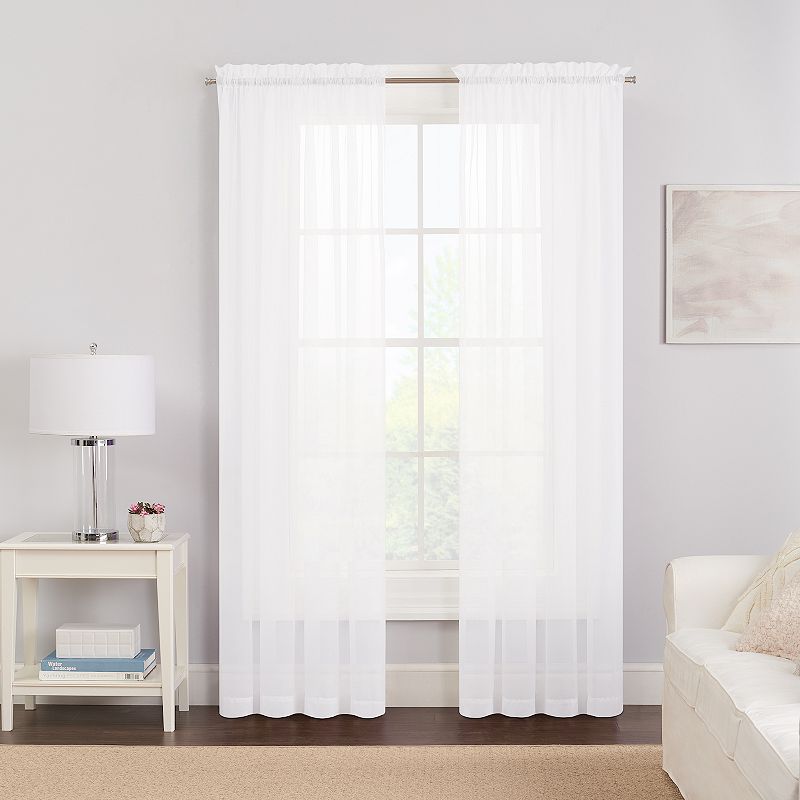 eclipse 2-Pack Victoria Voile Window Curtains