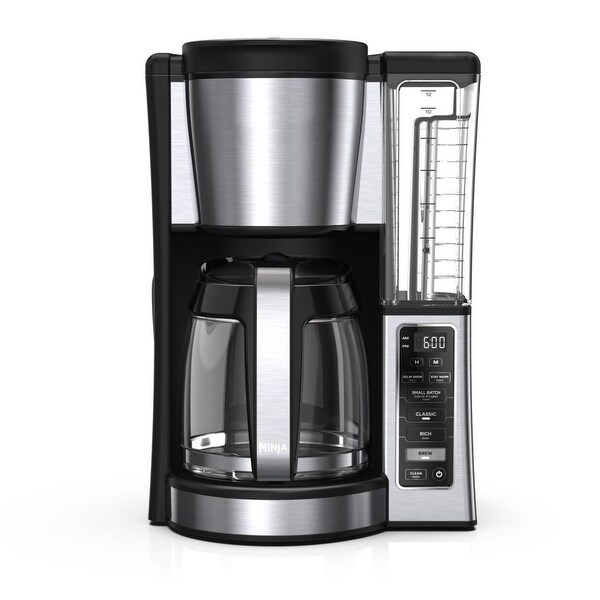 12-Cup Programmable Coffee Maker， Stainless Steel