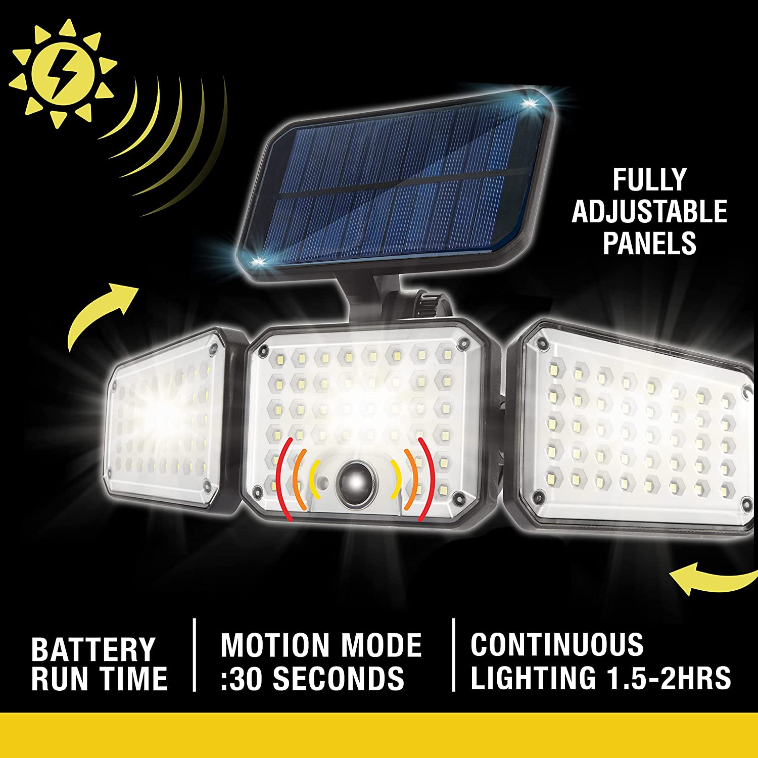 Bionic Floodlight Max Solar Floodlight Motion activated Solar Light 2 Packs