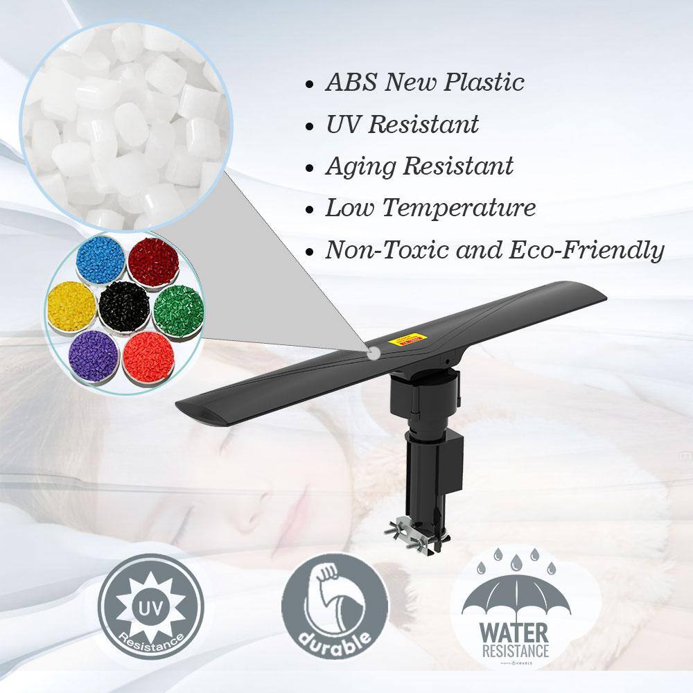 Winado 40 Hz to 860 MHz 20 PlusMinus 3dB 350 Rotation UV Dual-Band Outdoor Antenna UHFVHFFM Black 777613938944