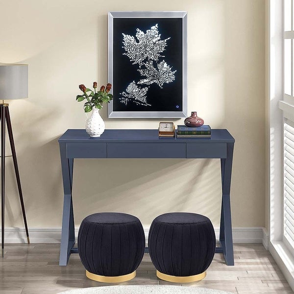 Nalo Console Table in Black Finish