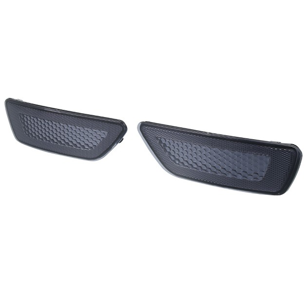 Unique Bargains Pair Front Bumper Reflector Side Marker 57010720a 57010721ac For Jeep Grand Cherokee 2011 2020 Black