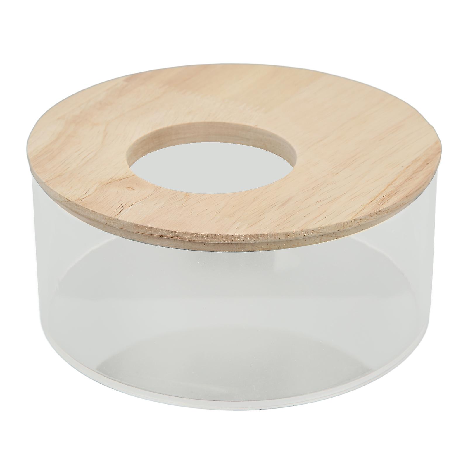 Hamster Sand Bathtub Small Round Shaped Pet Sand Box Transparent Acrylic Sand Bathrooml