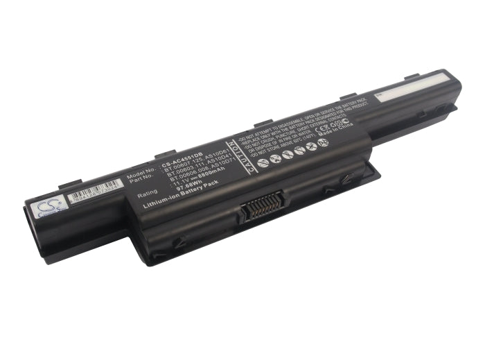 Acer Aspire 4250 Aspire 4250C52G25Mikk As 8800mAh Replacement Battery BatteryClerkcom Laptop and Notebook