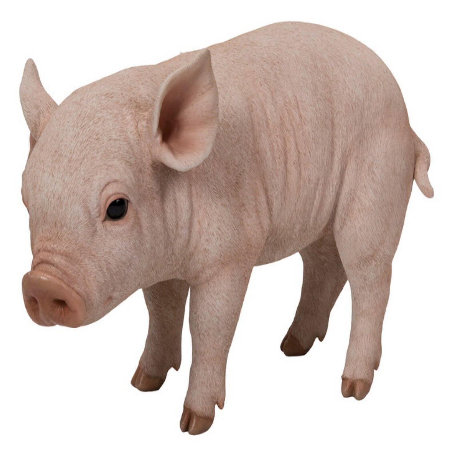 Hi-Line Gift 9" Standing Baby Pig Garden Statue