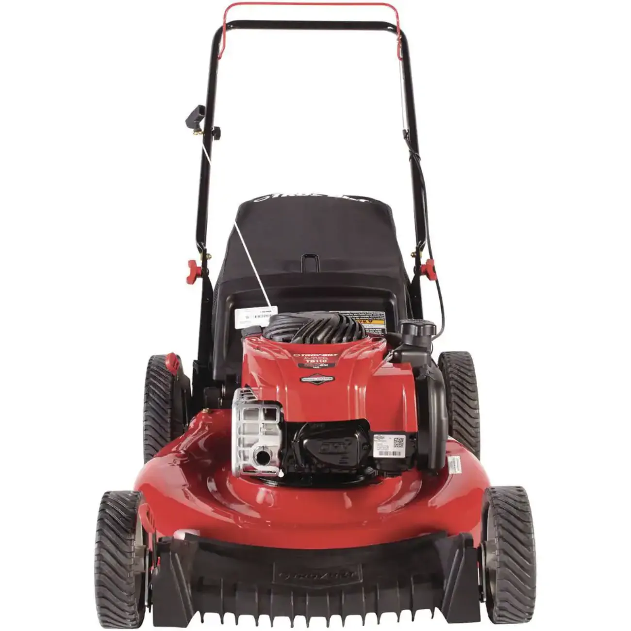 Troy-Bilt 21in. 140cc Briggs and Stratton Gas Push Lawn Mower with Rear bag and Mulching Kit Included