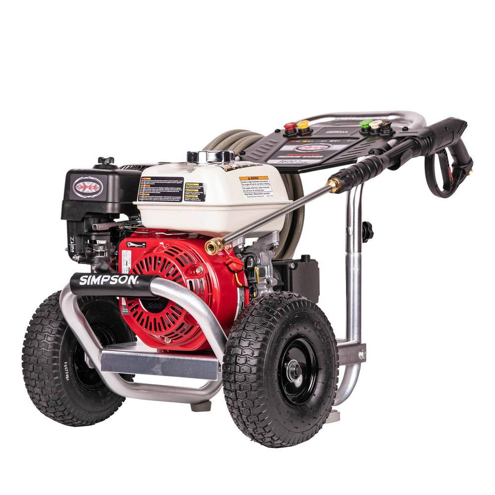 SIMPSON Aluminum 3600 PSI 2.5 GPM Gas Cold Water Pressure Washer with HONDA GX200 Engine ALH3425-S