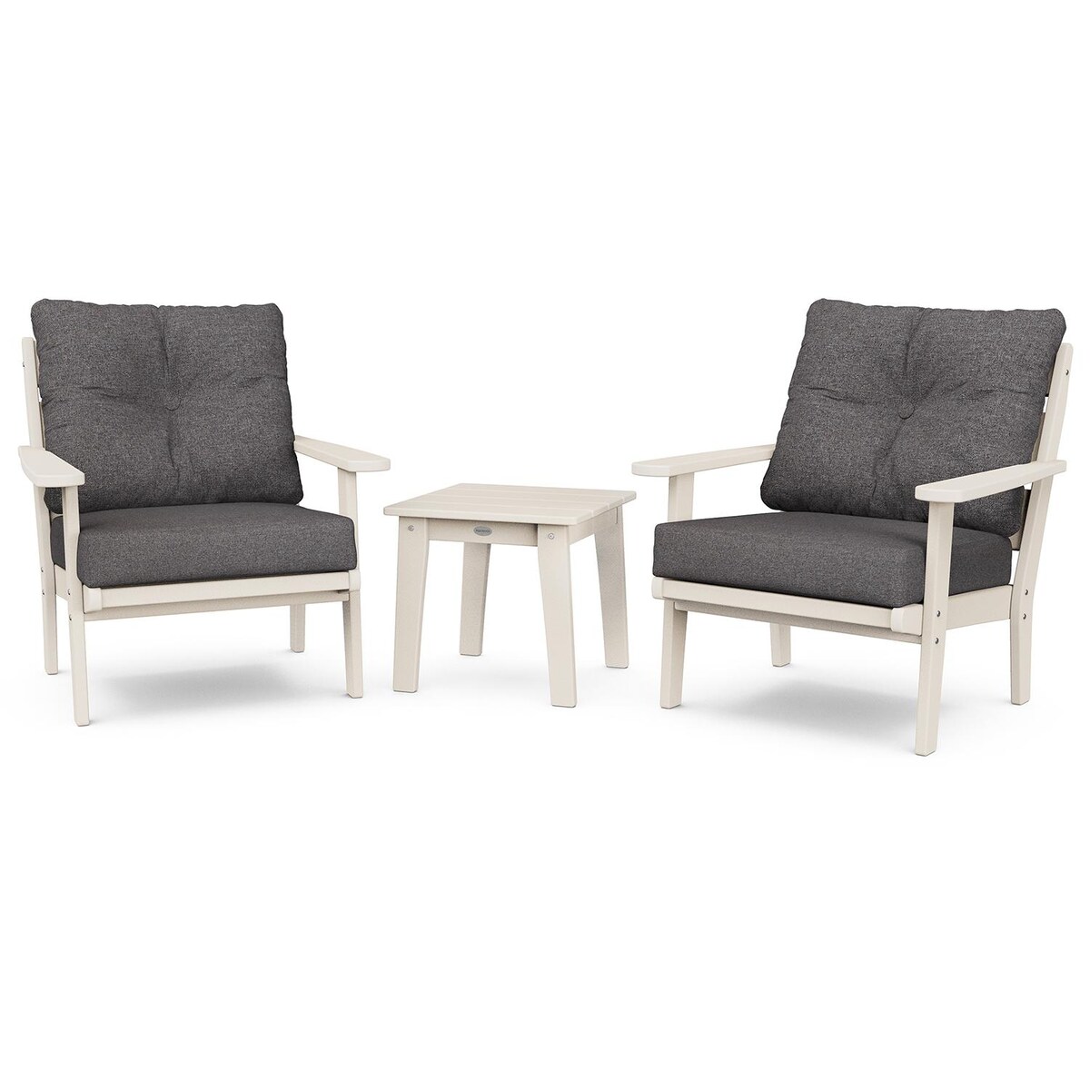 POLYWOOD Lakeside 3-Piece Deep Seating Chair Set