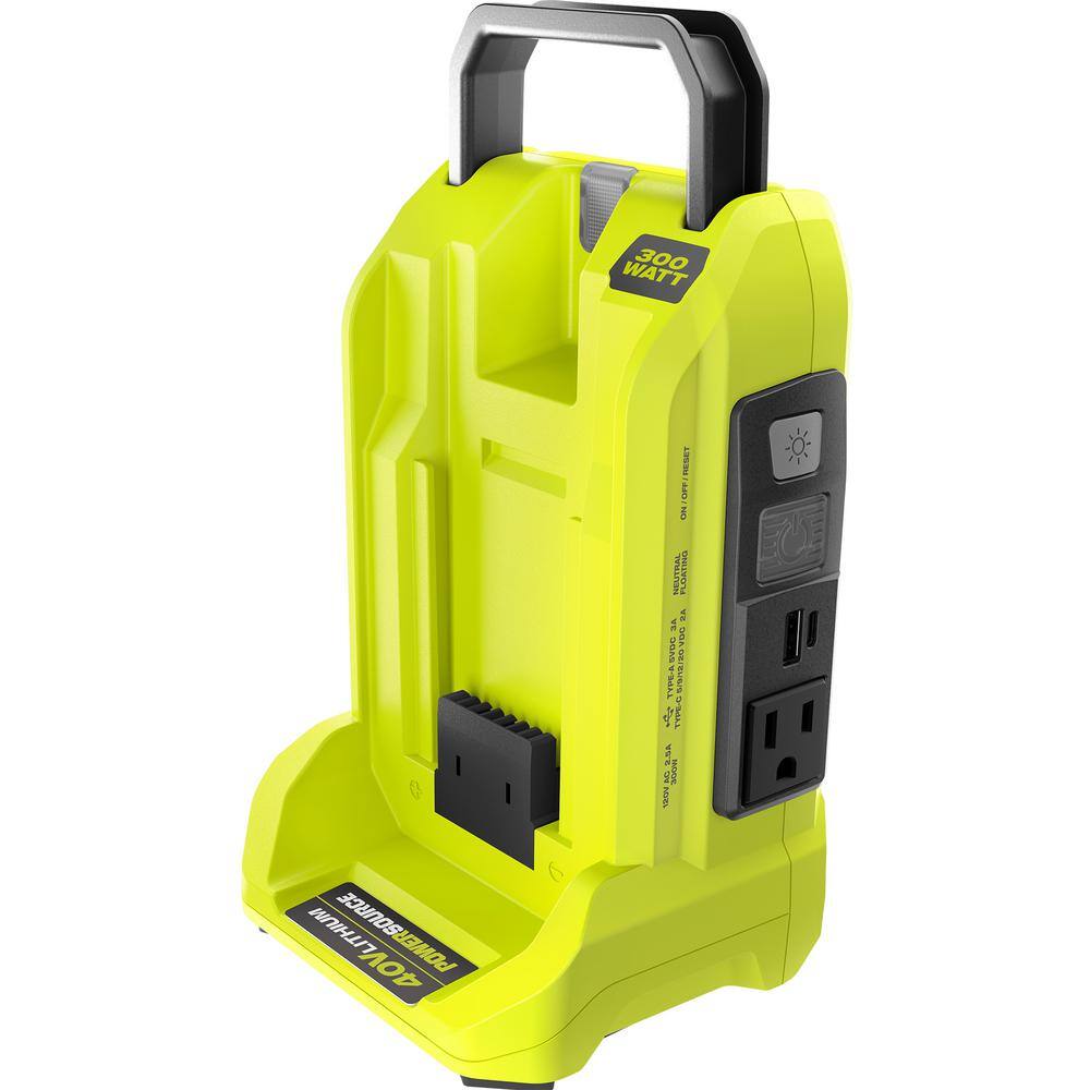 RYOBI 40V 300-Watt Power Source (Tool Only) RYi300BG