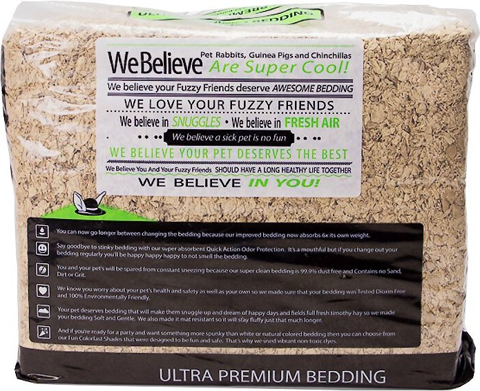 Rabbit Hole Hay Ultra Premium， Food Grade Paper Small Pet Bedding， Natural