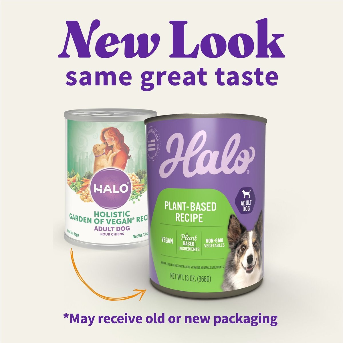 Halo Holistic Garden of Vegan Recipe Adult Canned Dog Food