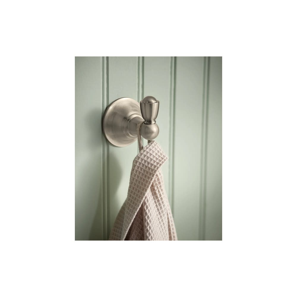 Moen Sage Robe Hook Brushed Nickel Single ;