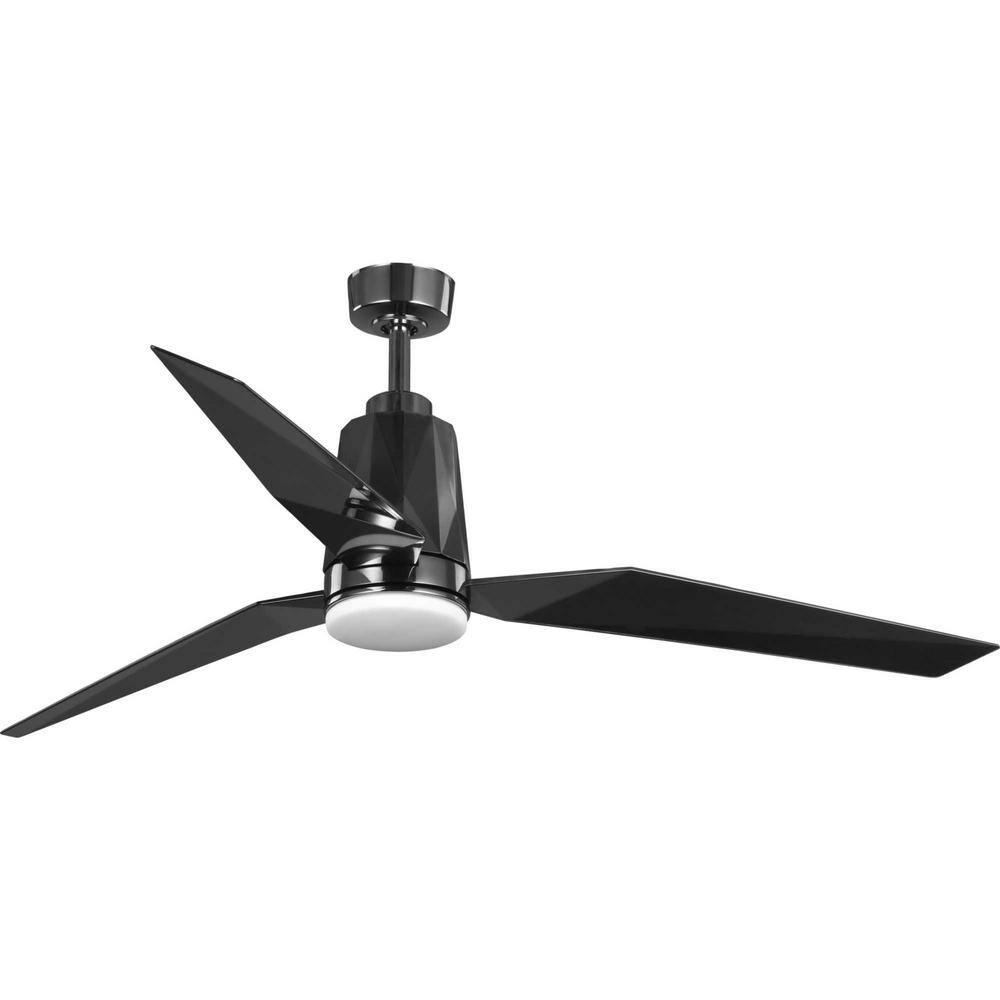 Progress Lighting Bixby 60 in. Black Chrome Ceiling Fan P250038-231-30