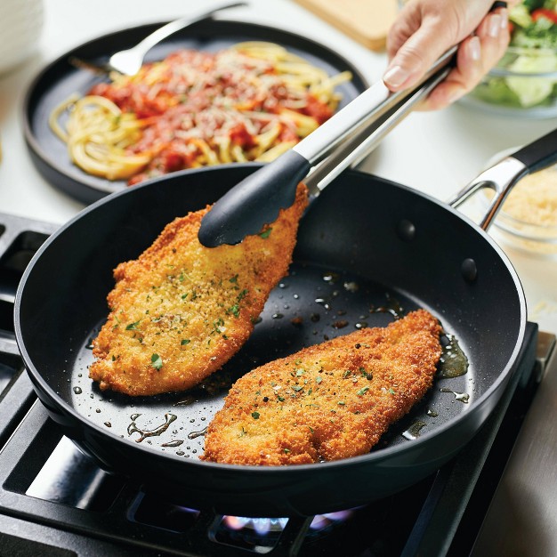 Hard Anodized Nonstick Skillet Black