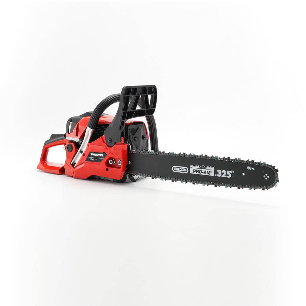 PRORUN 45cc 18in 2Cycle GasPowered Chainsaw