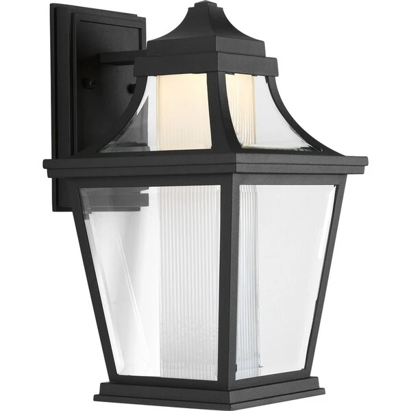 Endorse LED 1-Light Black Traditional Outdoor Wall Lantern Light Shopping - The Best Deals on Outdoor Wall Lanterns | 18950009