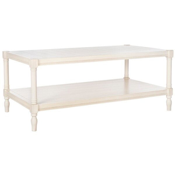 SAFAVIEH Bela White Coffee Table - 47.2