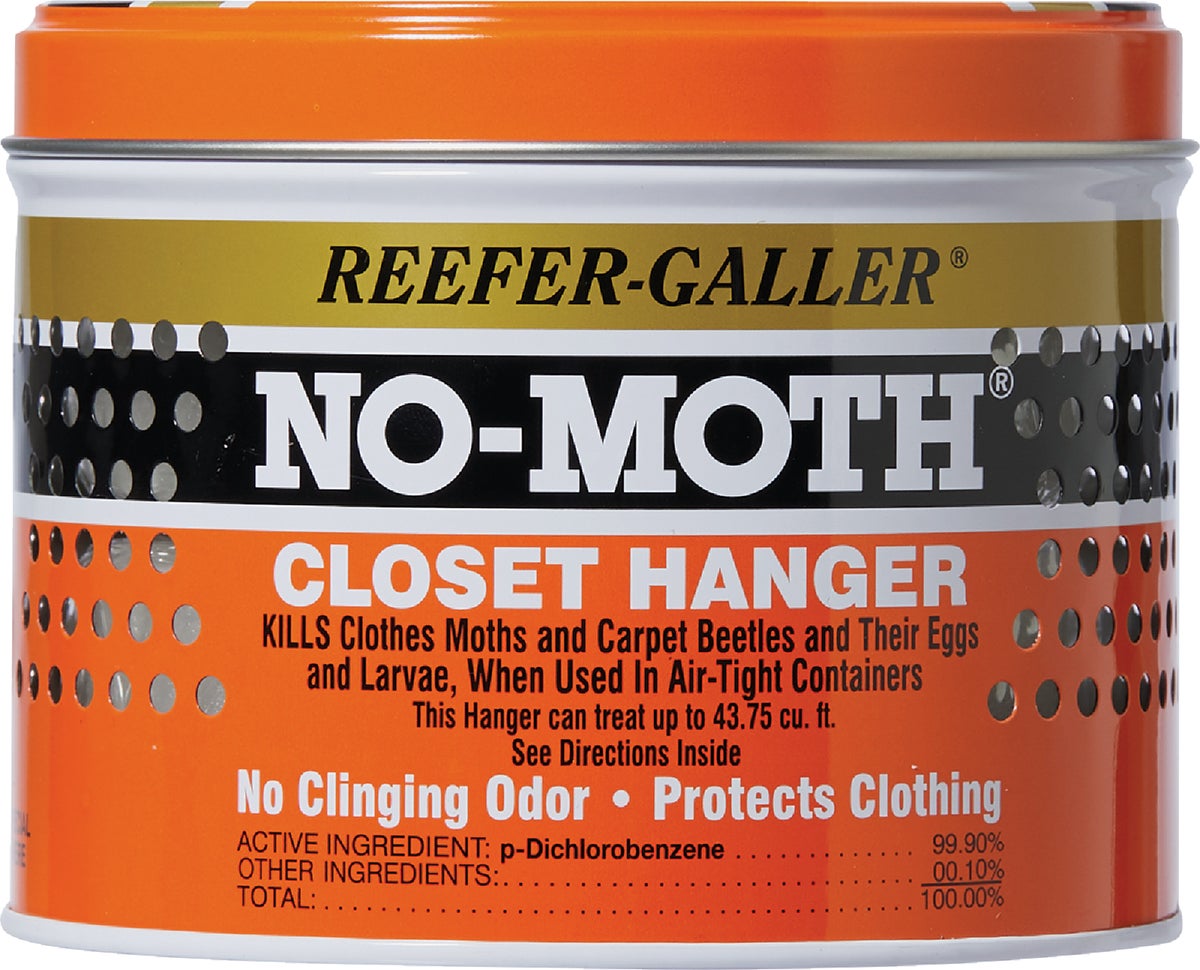 Reefer-Galler No-Moth Moth Killer Hanger (2) 7 Oz. Cakes