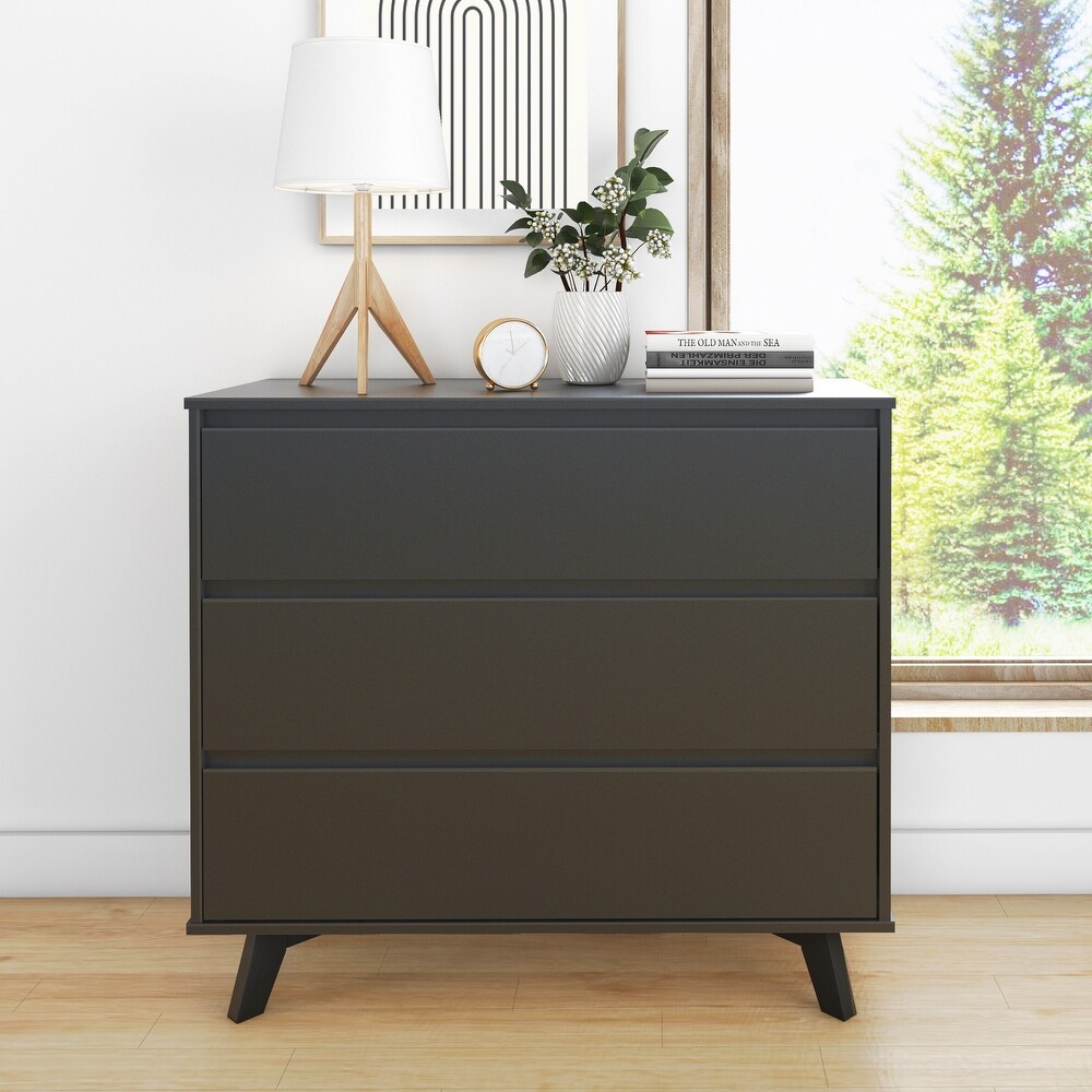 Max and Lily Scandinavian 3 Drawer Dresser