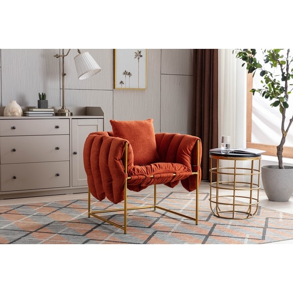 Accent Chair ，leisure single sofa with metal frame