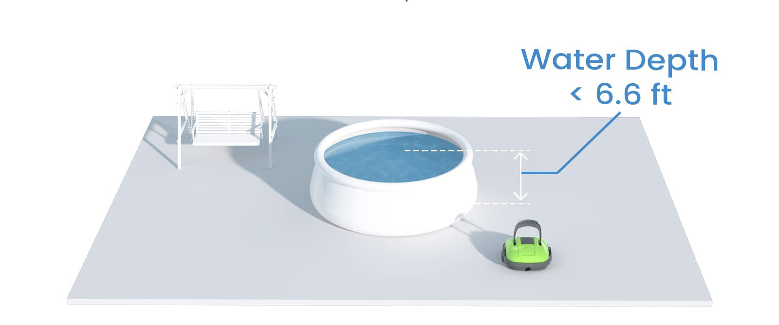 Corporationless swimming pool cleaning robot