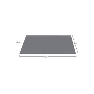 G-Floor Small Coin 5 ft. x 10 ft. Slate Grey Commercial Grade Vinyl Garage Flooring Cover and Protector GF60SC510SG