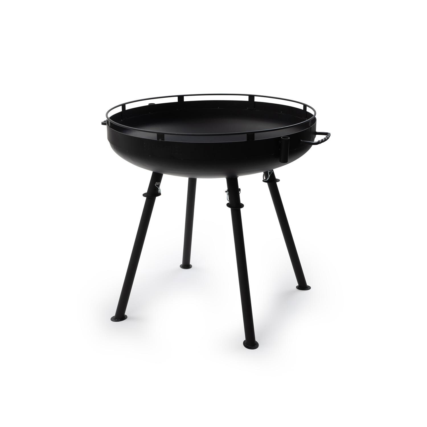 Barebones Living Cowboy 30-Inch Fire Pit Grill w/ Adjustable Grill Grate