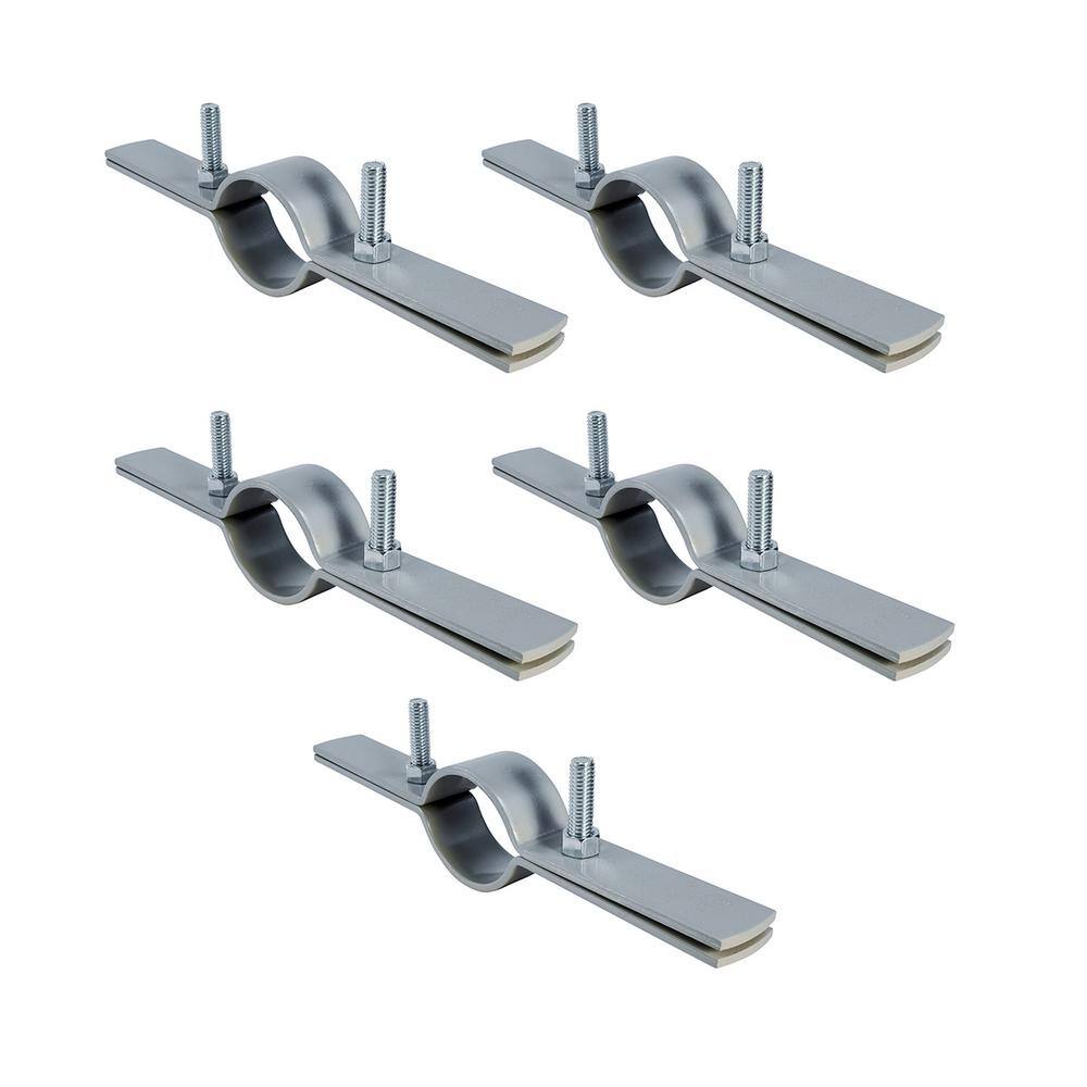 The Plumber's Choice 4 in. Riser Clamp in Epoxy Coated Steel (5-Pack) 04CLRSEP-5