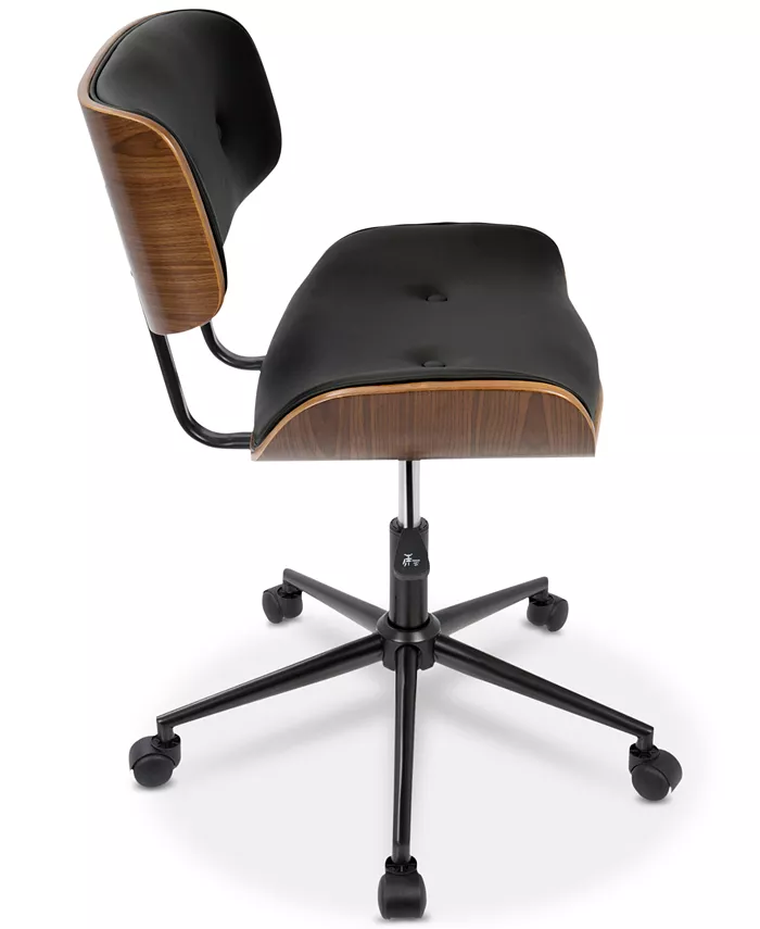 Lumisource Lombardi Faux Leather Office Chair