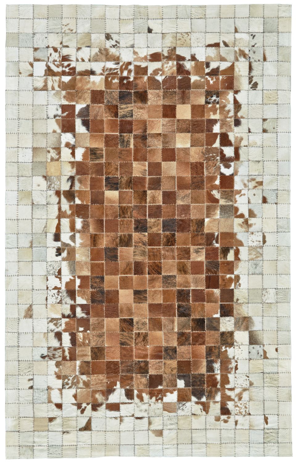 Zenna Gray and Brown Rug by BD Fine