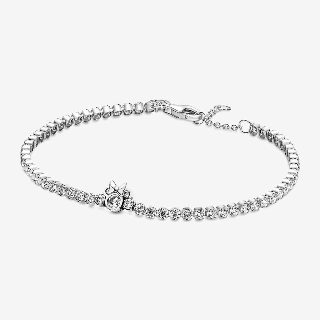 PANDORA  Disney Minnie Mouse Tennis Bracelet