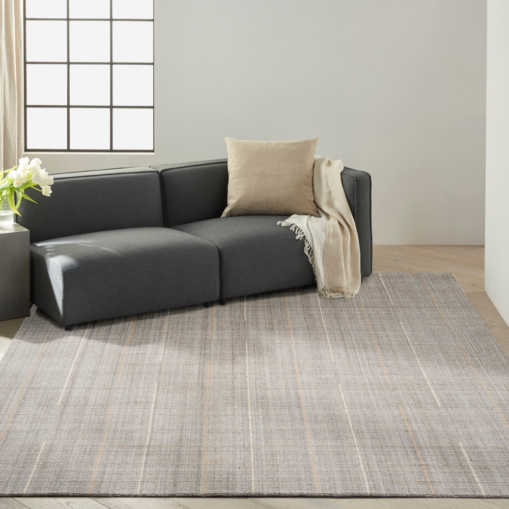 Calvin Klein Architectura Grey Farmhouse Rug