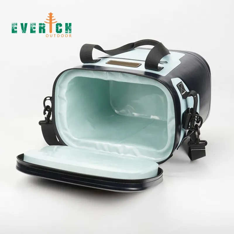 Everich soft cooler bag Long term ice insulation box  outdoor portable backpack classic style lunch case