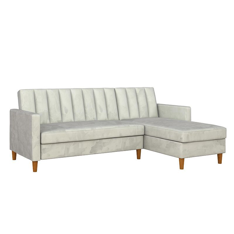 Atwater Living Karen Futon Sectional with Storage