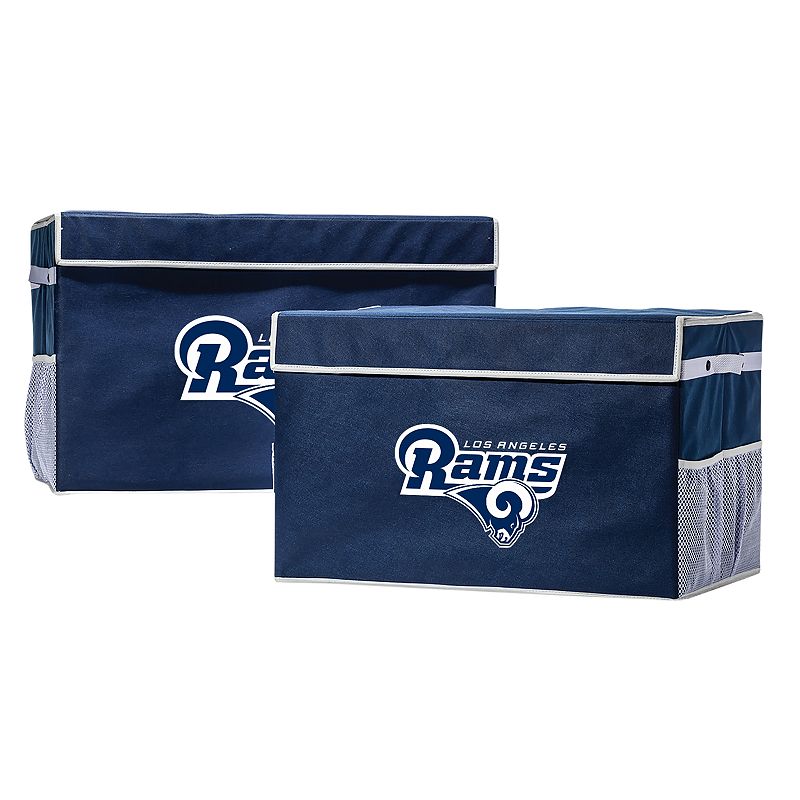 Franklin Sports Los Angeles Rams Large Collapsible Footlocker Storage Bin