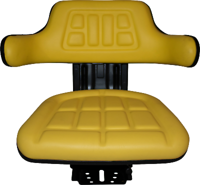 Yellow Tractor Suspension Seat Fits John Deere 2530 2550 2555 2630 2640