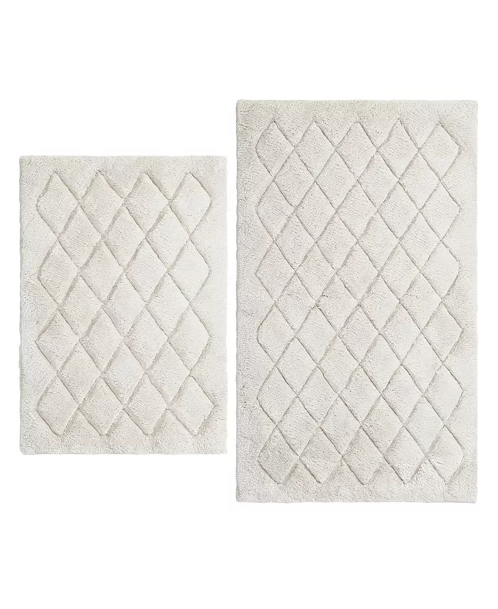 Vera Wang CLOSEOUT! Marquis Diamond Bath Rug Set