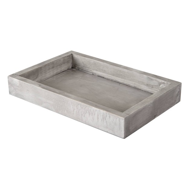 Hotelier Bathroom Tray Gray white Allure Home Creations