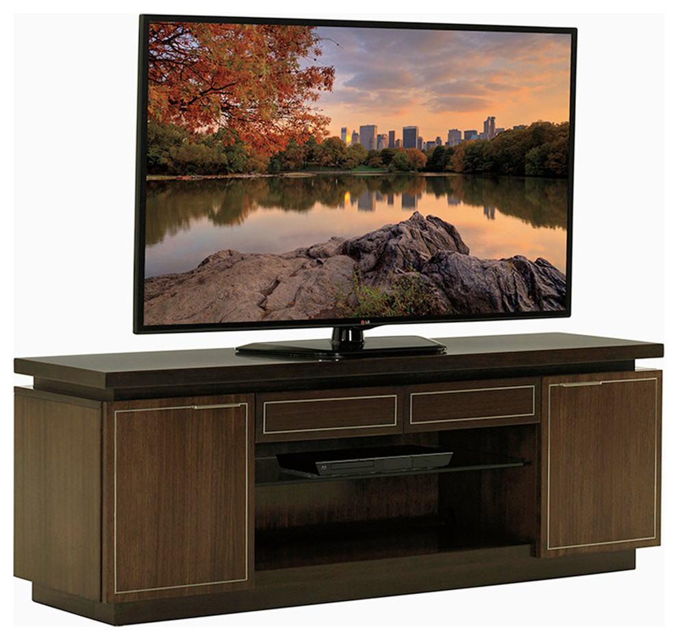 Highview Media Console   Transitional   Entertainment Centers And Tv Stands   by Homesquare  Houzz