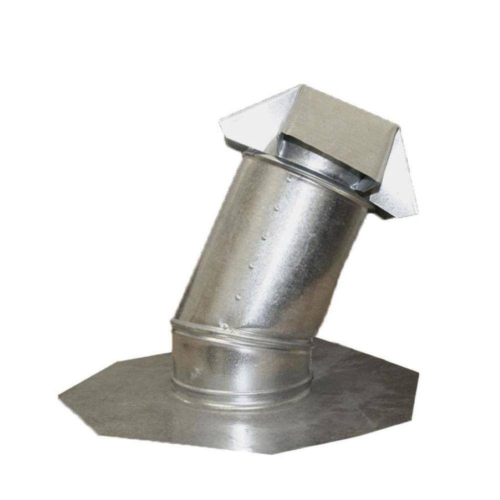 Gibraltar Building Products 6 in. Adjustable Pitch Galvanized Steel Pipe Flashing JACK6GZ