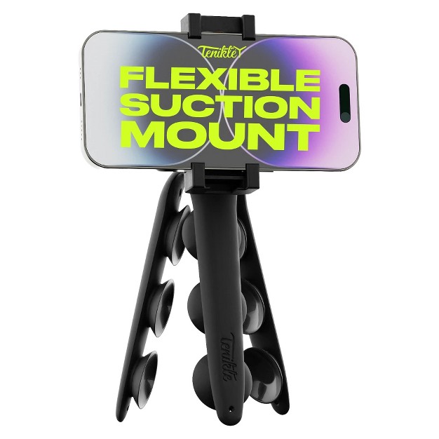 Tenikle Pro Bendable Suction Cup Tripod Mount