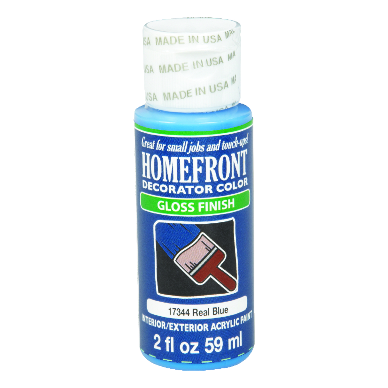 Homefront Gloss Real Blue Hobby Paint 2 oz