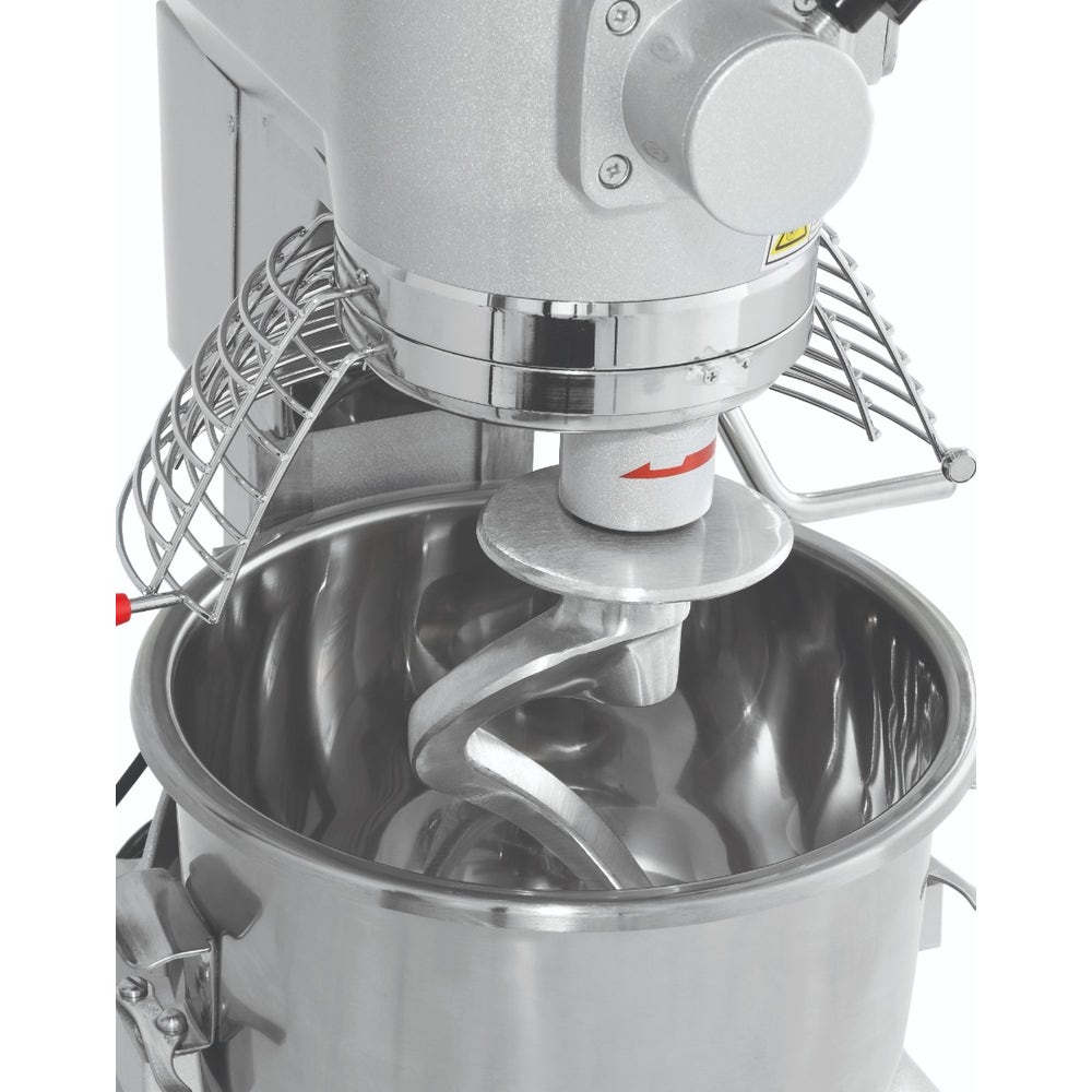 Chronos 30R-002 Commercial 20 Qt. Planetary Stand Mixer with Bowl， Guard， Accessories， and #12 Attachment Hub， 120V， 1-1/2 HP