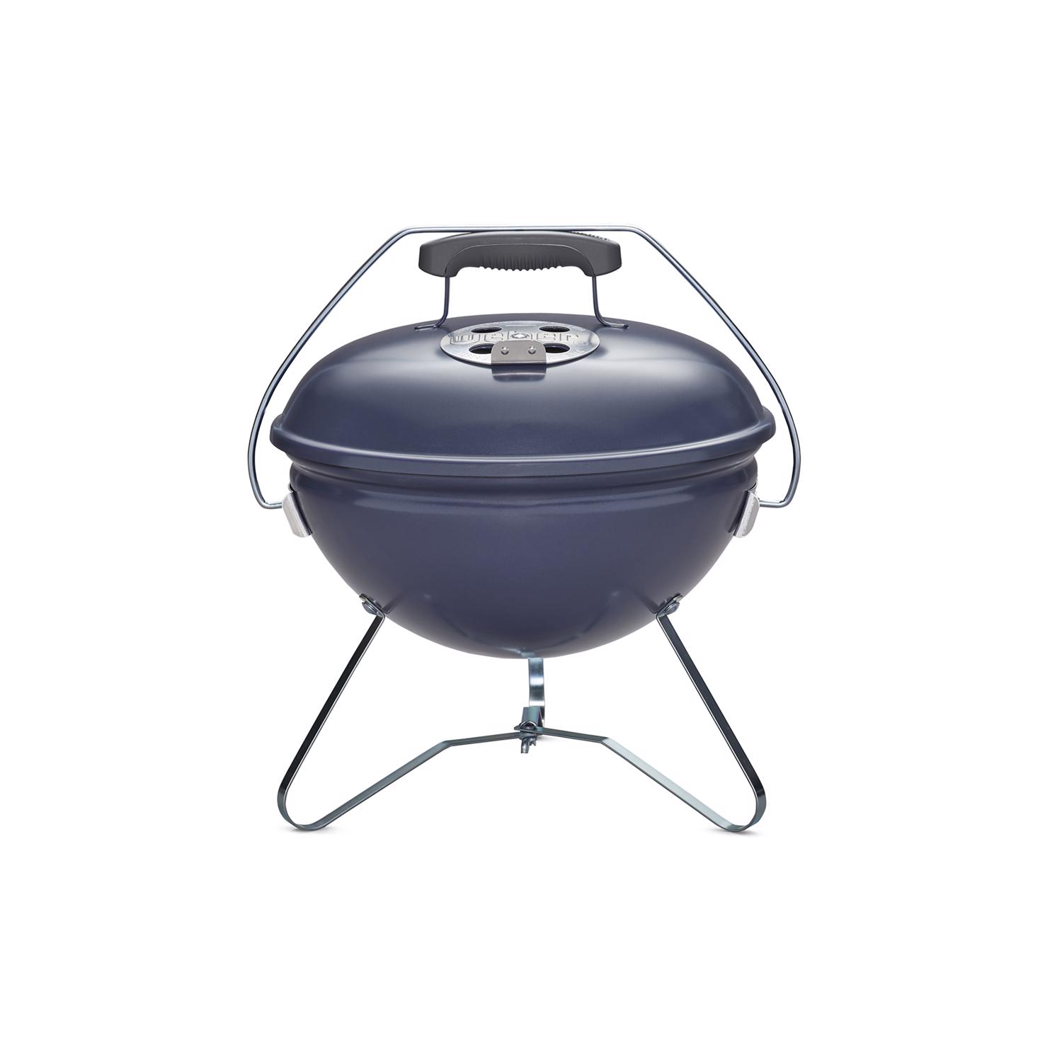 Weber 14 in. Smokey Joe Premium Charcoal Grill Slate Blue