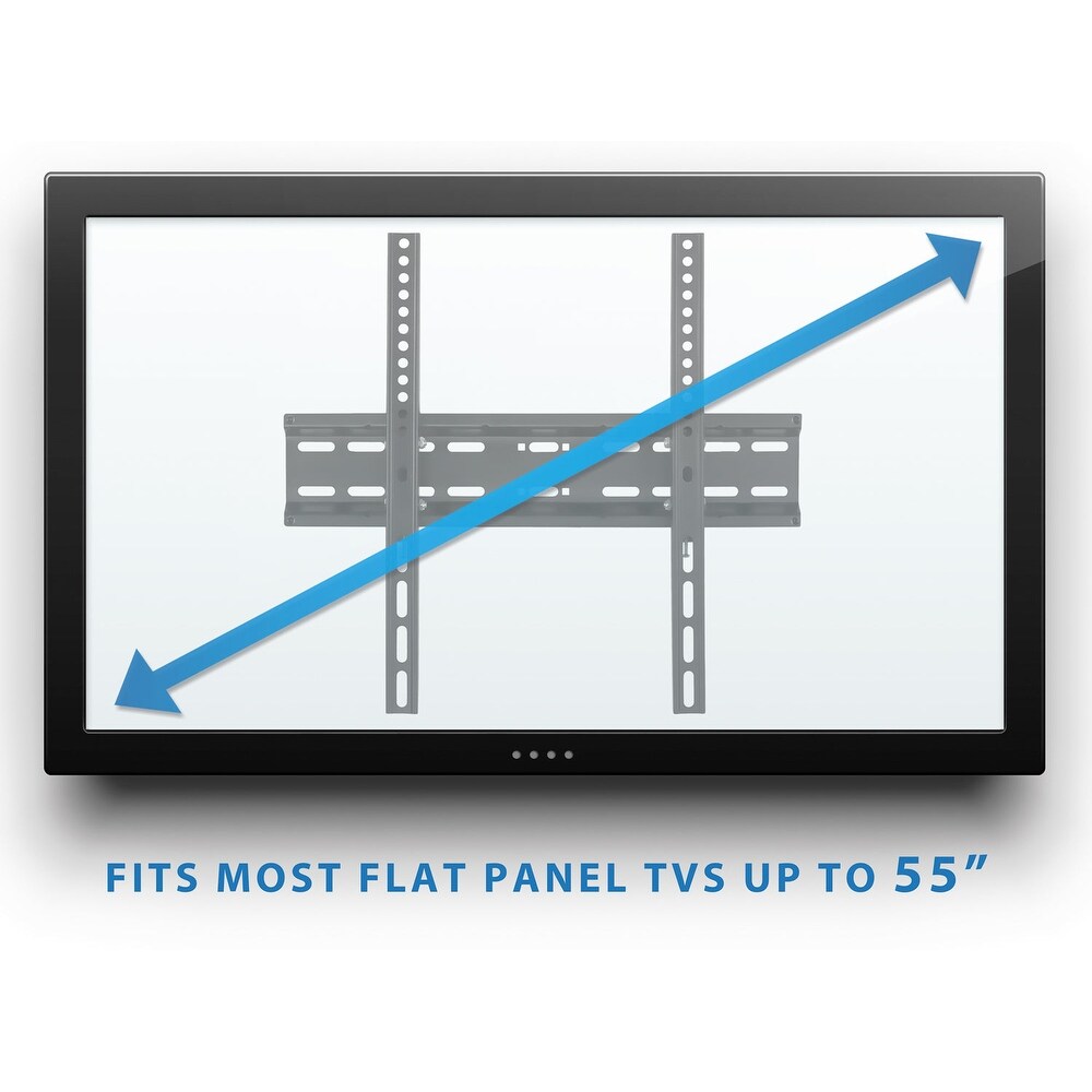 Mount It! Low Profile TV Wall Mount Tilt Bracket for Flat Screens  Fits 32' 80\