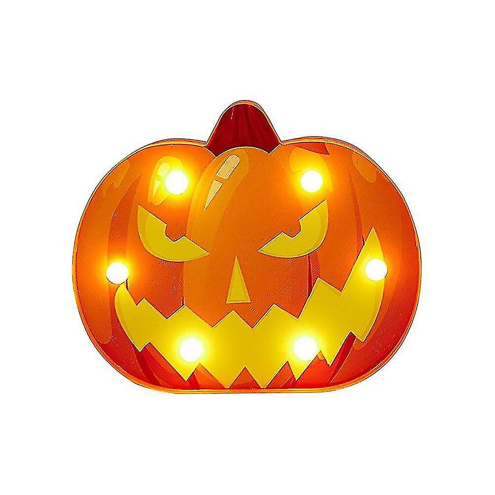 Led Pumpkin Night Light Desktop Decorative Lamp For Halloween Table Decor